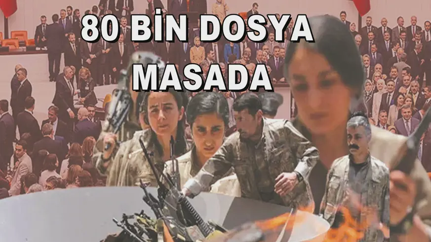 80 BİN DOSYA  MASADA