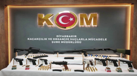 Diyarbakır’da silah kaçakçılığı operasyonu