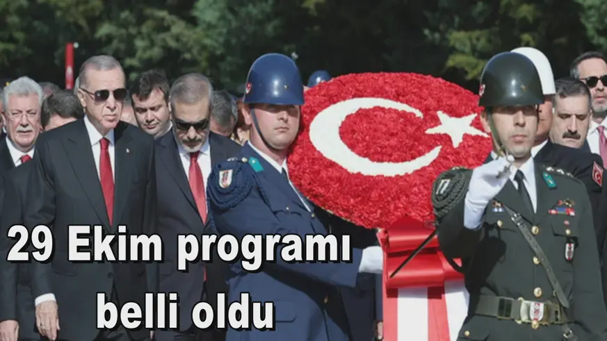29 Ekim programı  belli oldu