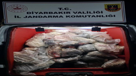 820 kilo hayvansal iç yağ ve sakatat ele geçirildi