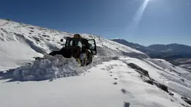 Batman kırsalında kar kalınlığı 1 metreyi aştı