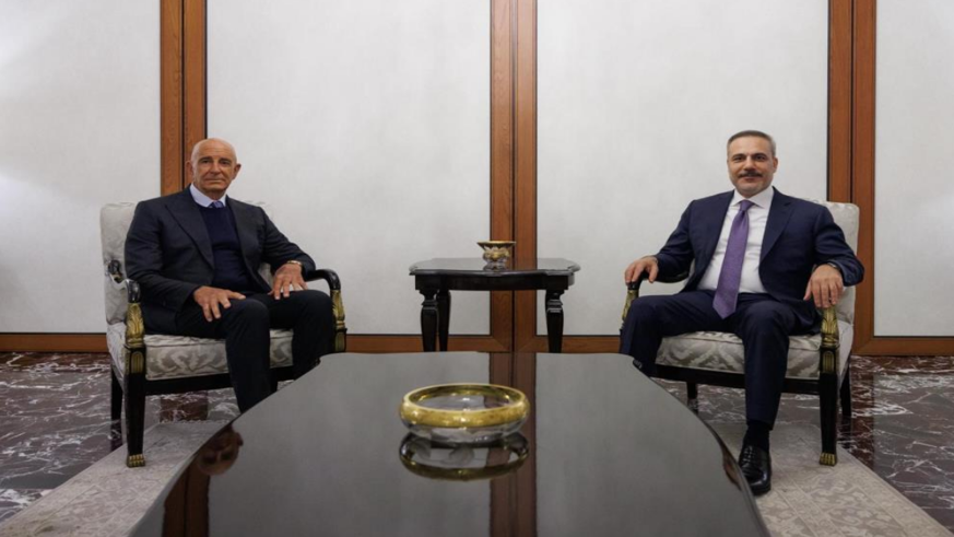 ABD’nin Ankara Büyükelçisi Barrack’ı kabul etti