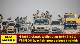 Terör örgütü  YPG/SDG üyesi bir grup serbest bırakıldı