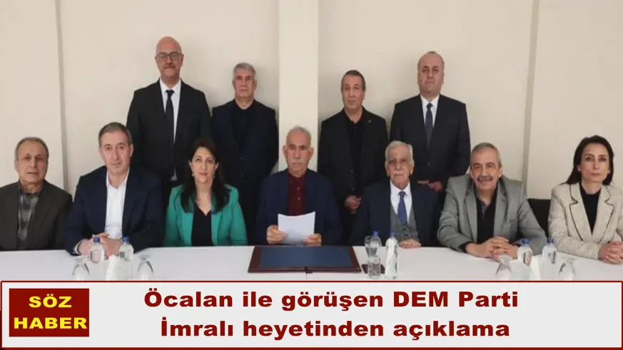 DEM Parti İmralı heyetinden açıklama