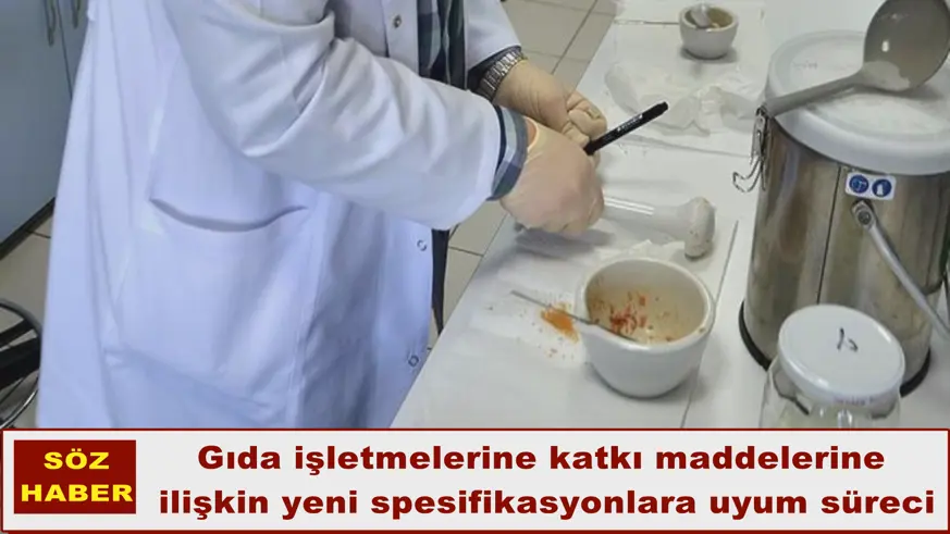 Gıda işletmelerine katkı maddelerine  ilişkin yeni spesifikasyonlara uyum süreci