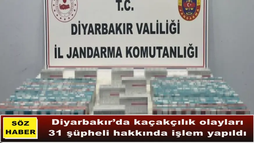 Diyarbakır’da kaçakçılık olayları