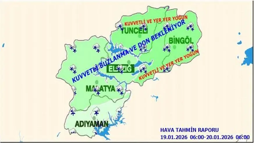 Meteorolojiden kar yağışı, buzlanma ve çığ uyarısı