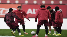 Galatasaray, Atletico Madrid maçı hazırlıklarını sürdürdü