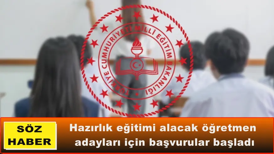 Hazırlık eğitimi alacak öğretmen  adayları için başvurular başladı