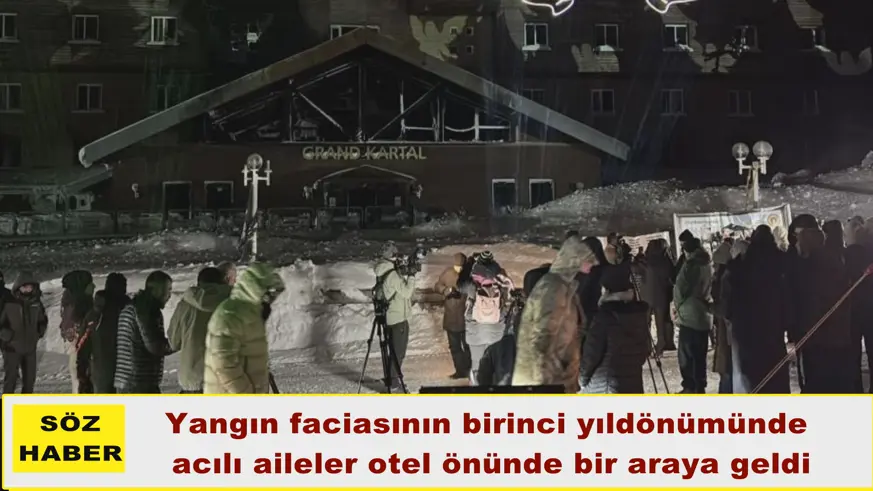 Acılı aileler otel önünde bir araya geldi