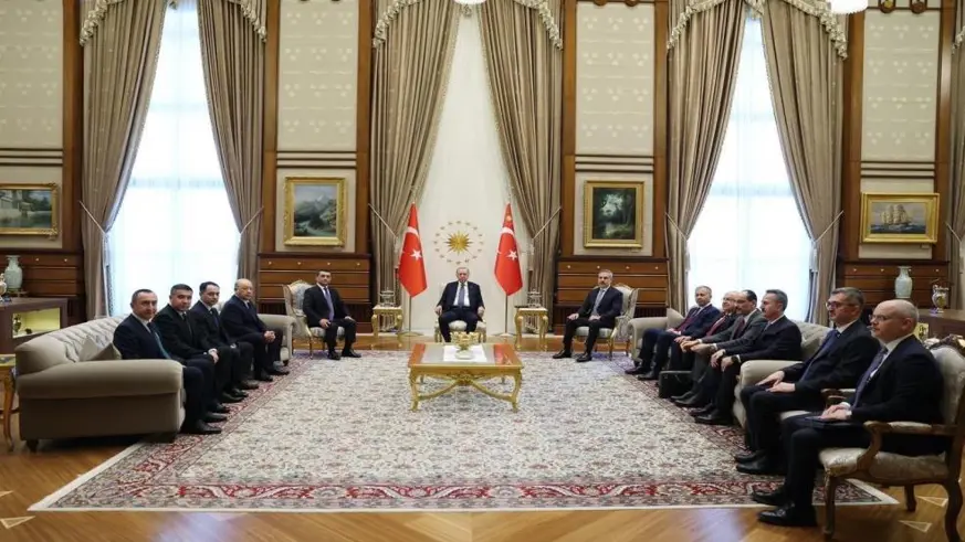 Cumhurbaşkanı Erdoğan, Özbekistan heyetini kabul etti