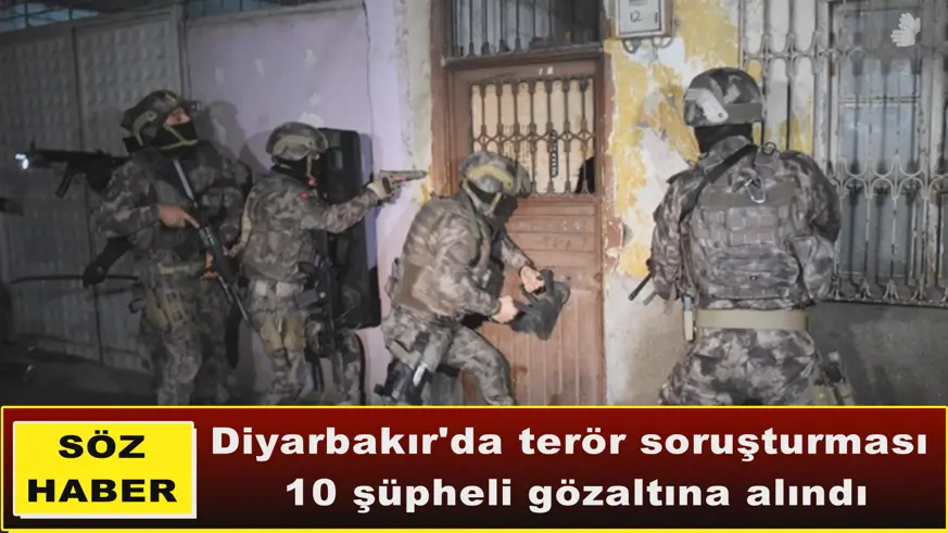 Diyarbakır'da terör soruşturması 