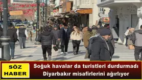 Soğuk havalar da turistleri durdurmadı