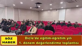 Dicle'de eğitim-öğretim yılı  1. dönem değerlendirme toplantısı