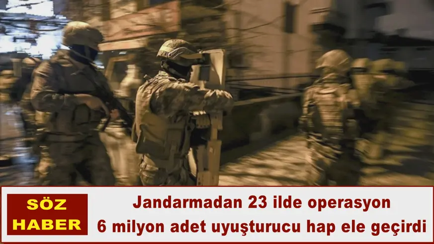 Jandarmadan 23 ilde operasyon