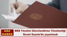 MEB Yönetici Görevlendirme Yönetmeliği