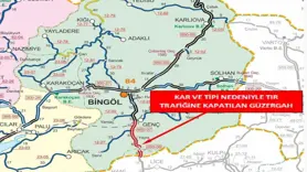 Bingöl-Diyarbakır karayolu tır trafiğine kapatıldı