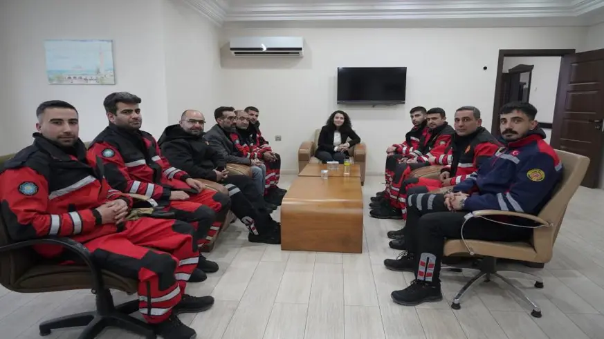 Kulp'ta çığ riskine karşı afet ekipleri hazır