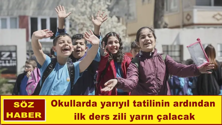 İlk ders zili yarın çalacak