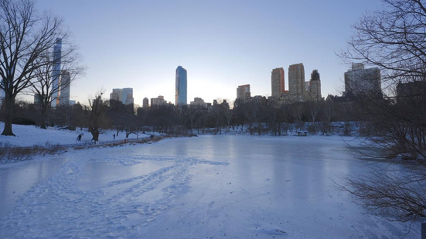 New York'ta dondurucu soğuklar
