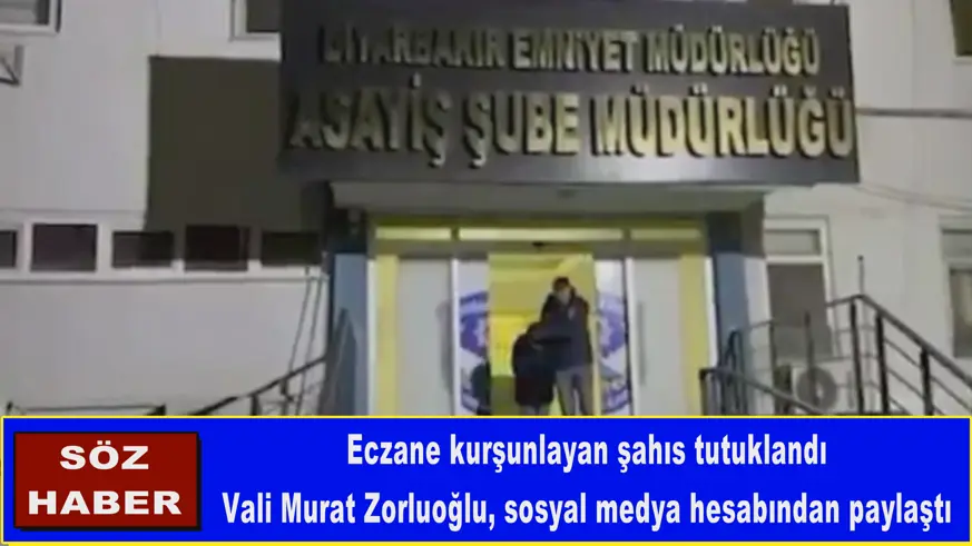 Eczane kurşunlayan şahıs tutuklandı