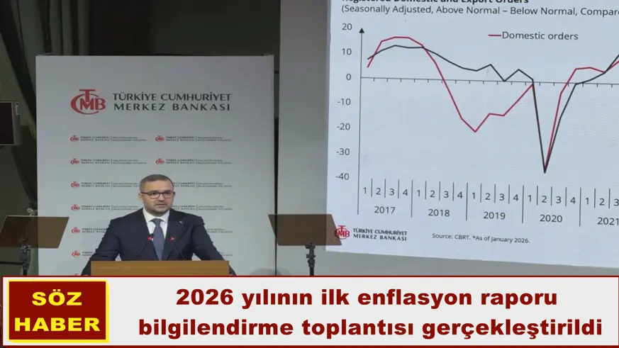 2026 yılının ilk enflasyon raporu  bilgilendirme toplantısı gerçekleştirildi