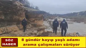 8 gündür kayıp yaşlı adamı arama çalışmaları sürüyor