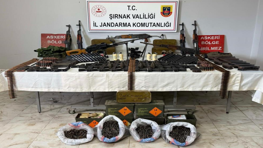 Silopi’de cephanelik ele geçirildi