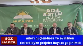 Aileyi güçlendiren ve evlilikleri  destekleyen projeler hayata geçirilmeli