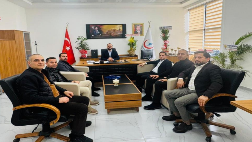 Başkan Aküzüm, Başhekim Türken ile görüştü