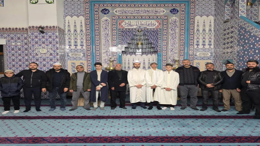 Çermik'te teravih namazı hatimle kılındı