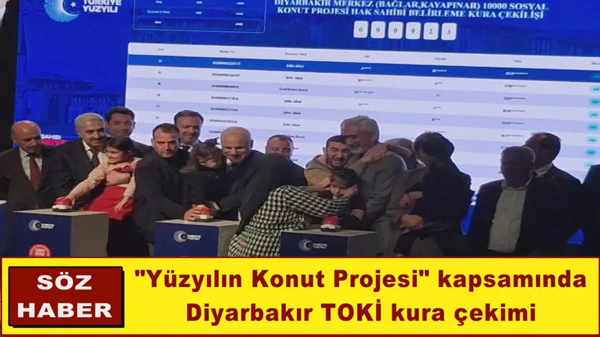 Diyarbakır TOKİ kura çekimi