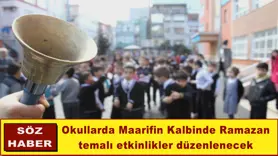 Okullarda Maarifin Kalbinde Ramazan temalı etkinlikler düzenlenecek