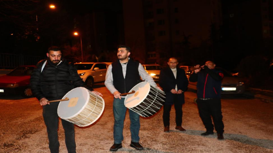 Ramazan davulcuları mesaiye başladı