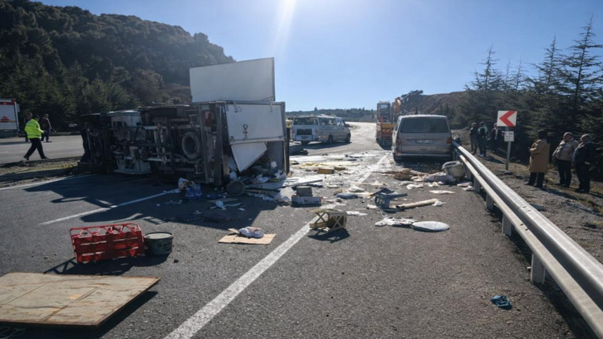 Denizli'de feci kaza