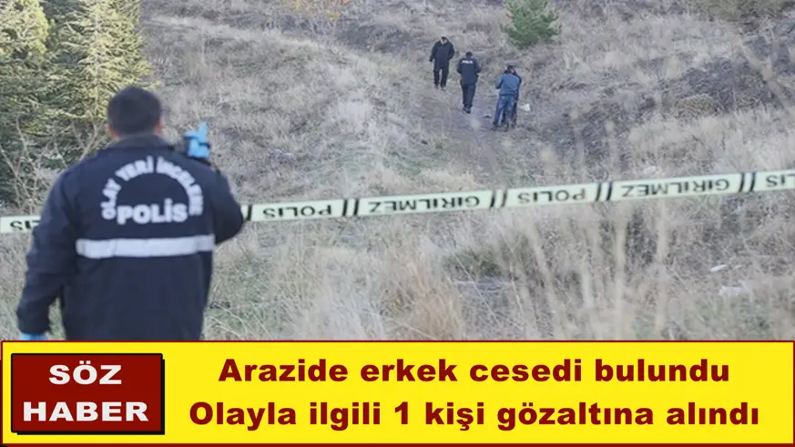 Diyarbakır’da arazide erkek cesedi bulundu