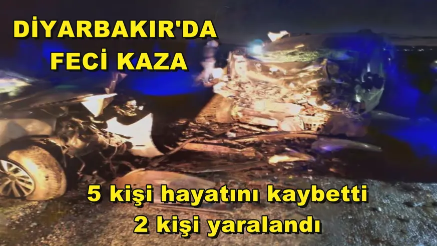 Diyarbakır'da feci kaza