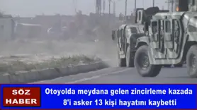 Irak'ta zincirleme kaza