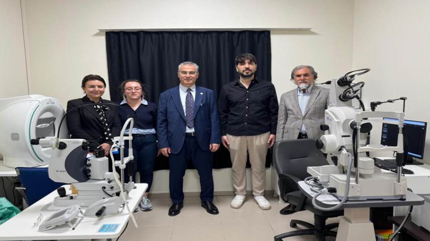 Ergani Devlet Hastanesi'nde göz anjiyo cihazı hizmete girdi