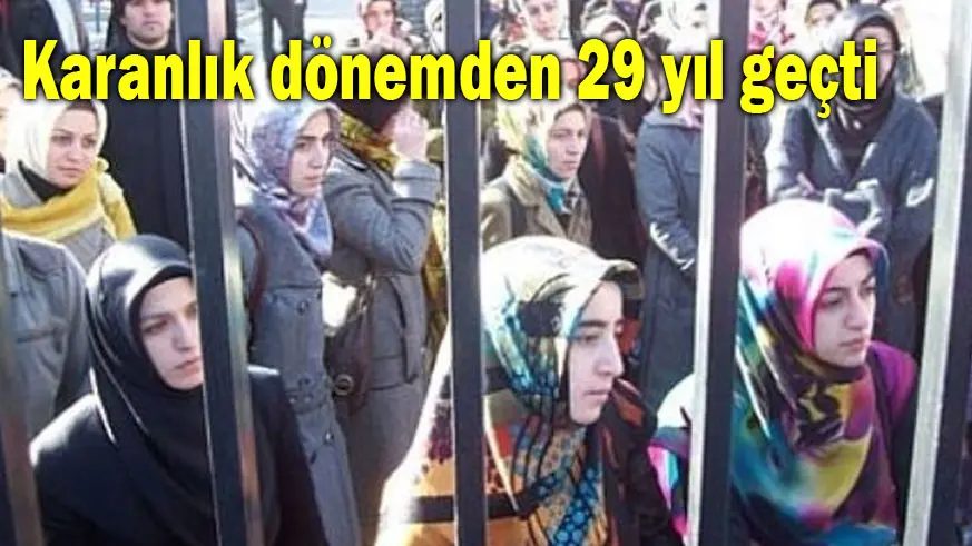 Karanlık dönemden 29 yıl geçti