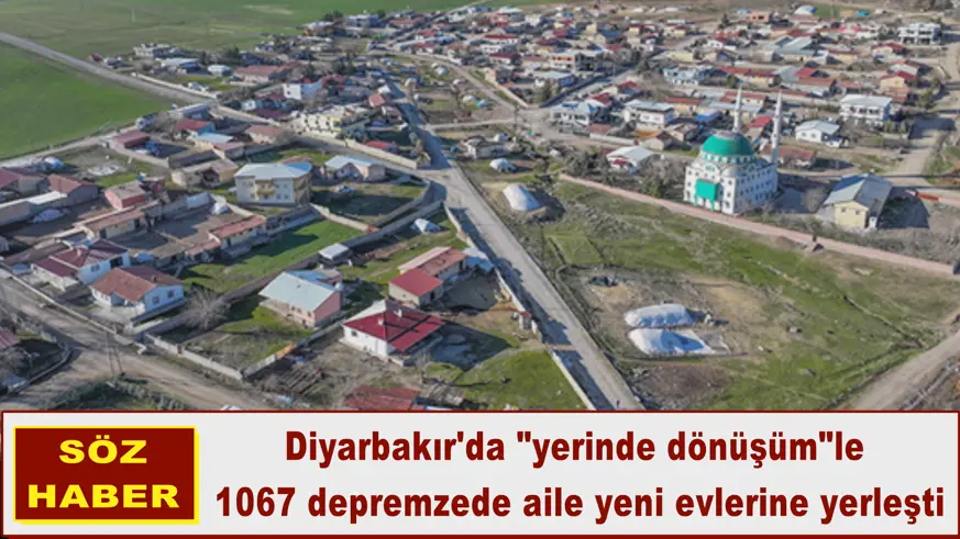 1067 depremzede aile yeni evlerine yerleşti
