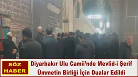 Diyarbakır Ulu Camii’nde Mevlid-i Şerif