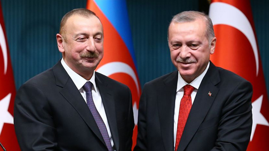 Aliyev'den Cumhurbaşkanı Erdoğan'a 