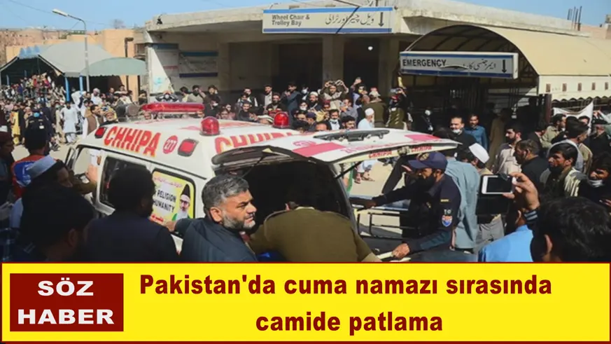 Pakistan'da cuma namazı sırasında  camide patlama