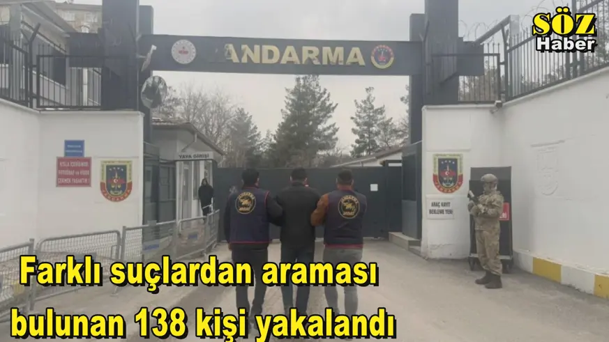 138 kişi yakalandı