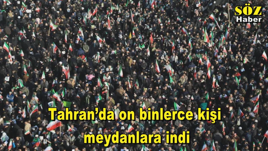 On binlerce kişi  meydanlara indi