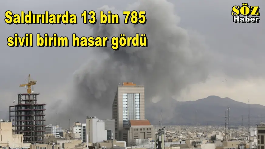 Saldırılarda 13 bin 785  sivil birim hasar gördü