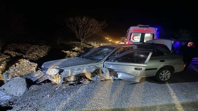 Diyarbakır'da minibüs ile otomobil çarpıştı