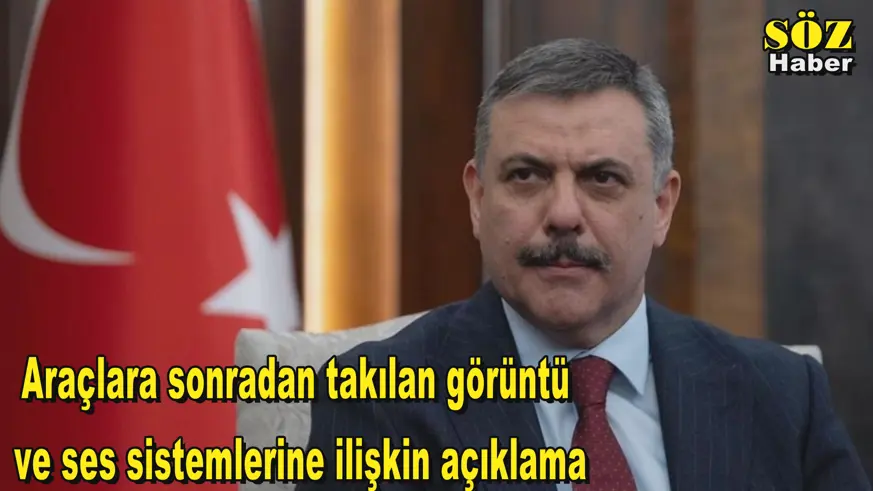 Araçlara sonradan takılan görüntü  ve ses sistemlerine ilişkin açıklama