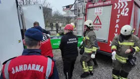 Evde çıkan yangında yaşlı kadın öldü